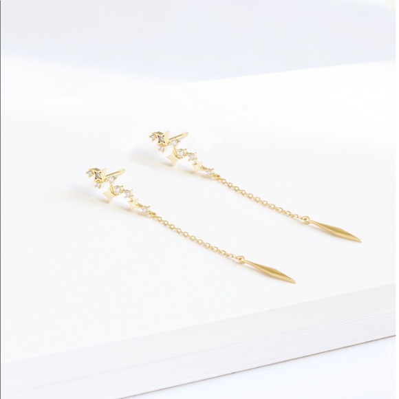 Jules Smith Dancing Star 14k Goldplated Earrings - Picture 3 of 8